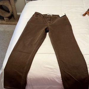 Brown Abercrombie jeans